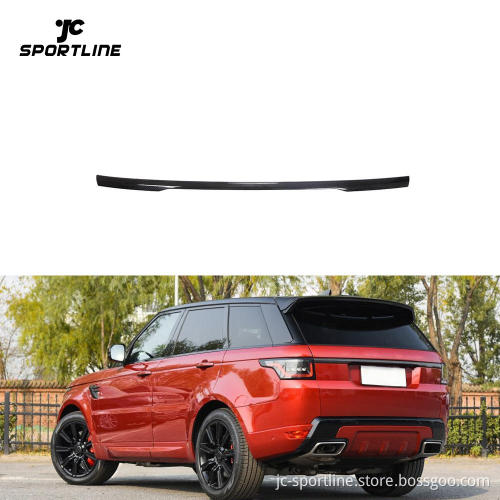 Dry Carbon Fiber L494 Rear Door Wing Spoiler for Land Rover Range Rover Sport Utility 4-Door 2014-2020